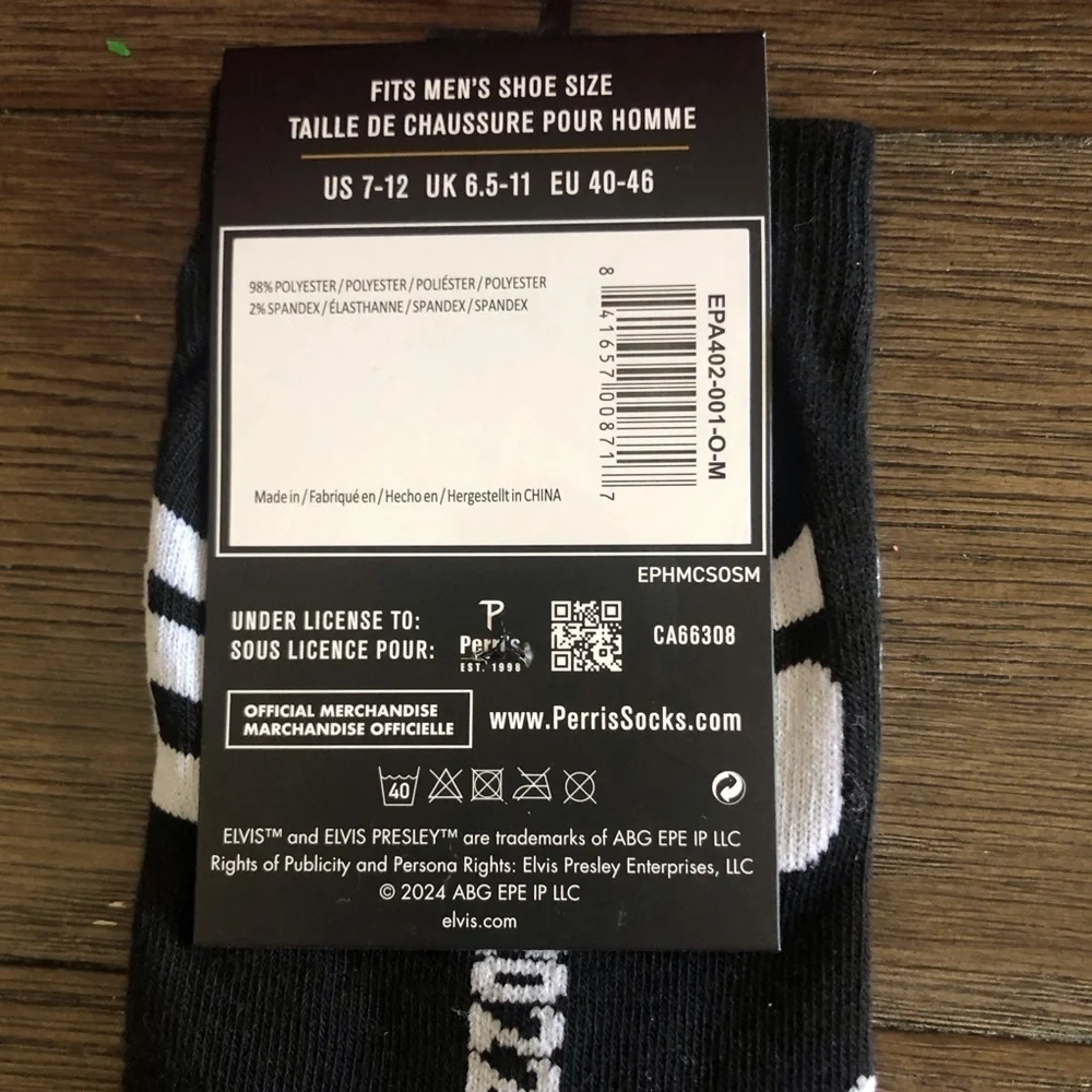 Elvis Presley Low Cut men’s socks